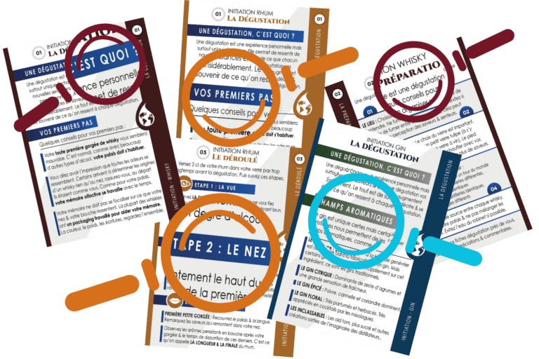coffret initiation spiritueux - fiche dégustation - Le Club des Connaisseurs