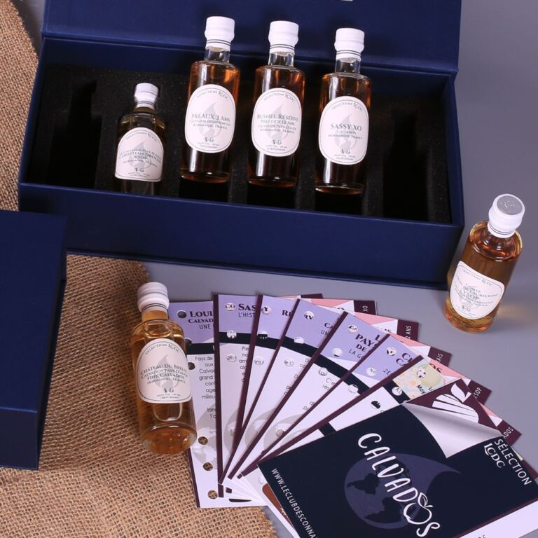 Coffret dégustation calvados Le Club des Connaisseurs Idée cadeau Normandie Spiritueux