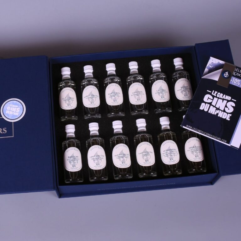 Le Grand Coffret Gins Du Monde Le Club des Connaisseurs Distillerie et gins d'Exception